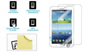 Folia ochronna na ekran do Samsung Galaxy Tab 3 7.0 + ściereczka