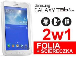Folia ochronna na ekran Samsung Galaxy Tab 3 LITE + ściereczka
