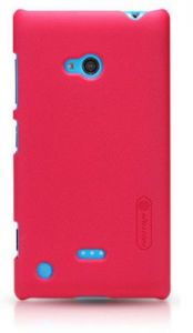 Etui Nillkin Frosted Shield Nokia Lumia 720 Czerwone - Czerwony