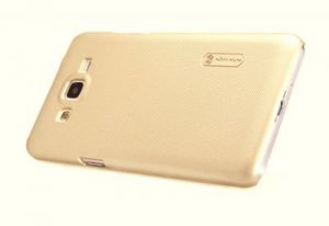 Etui Nillkin Frosted Shield Samsung Galaxy Grand Prime Złote - Złoty