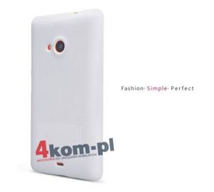 Etui Nillkin Frosted Shield Nokia Lumia 535 Białe - Biały