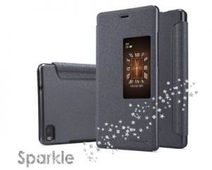 Etui Nillkin Sparkle HUAWEI Ascend P8 Czarne - Czarny