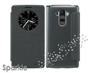 Etui Nillkin Sparkle LG G4 Stylus Czarne - Czarny