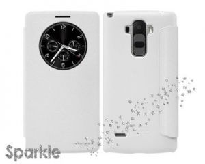 Etui Nillkin Sparkle LG G4 Stylus Białe - Biały