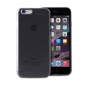 PURO Crystal Cover - Etui iPhone 6/6s (czarny przezroczysty)