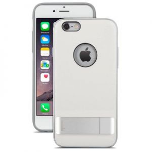 Moshi iGlaze Kameleon - Etui hardshell z podstawką iPhone 6/6s (Ivory White)