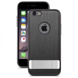 Moshi iGlaze Kameleon - Etui hardshell z podstawką iPhone 6 Plus/6s Plus (Steel Black)