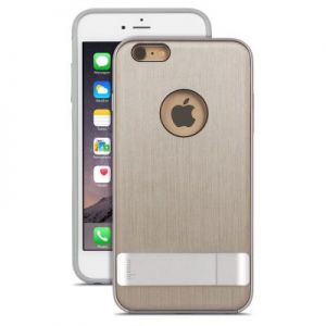 Moshi iGlaze Kameleon - Etui hardshell z podstawką iPhone 6 Plus/6s Plus (Brushed Titanium)