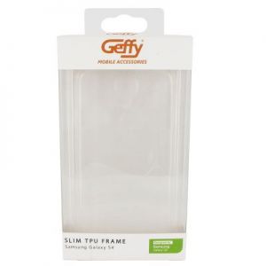 Geffy - Etui Samsung Galaxy S4 Slim TPU Frame Clear