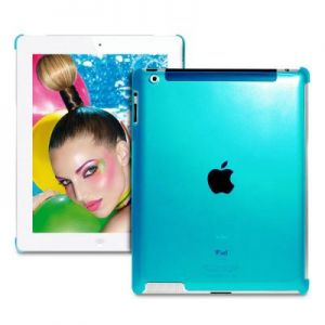 PURO Crystal Fluo - Plecki iPad 2 / 3 / 4 (błękit)