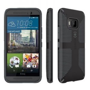 Speck CandyShell Grip  - Etui HTC One M9 (Black/Slate Grey)