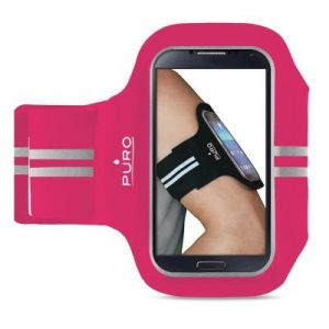 PURO Armband - Uniwersalna sportowa opaska na ramię do smartfonów max 5.1\" (różowy)