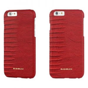 BUSHBUCK LIZARD Leather Case - Etui skórzane do iPhone 6/6s (czerwony)