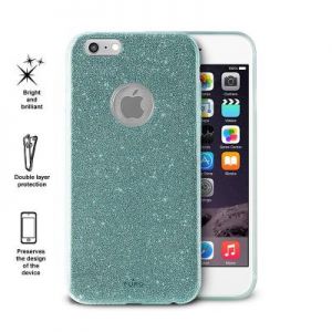 PURO Glitter Shine Cover - Etui iPhone 6/6s (Aquamarine)