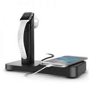 Griffin WatchStand Powered Charging Station - Stacja dokująca do Apple Watch & iPhone & iPad (czarny