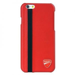 Ducati Streetfighter - Etui skórzane iPhone 6/6s (czerwony)
