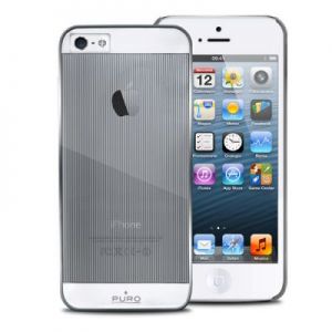 PURO Mirror Cover - Etui iPhone 5/5s/SE (srebrny)